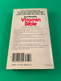 Earl Mindell's Vitamin Bible Vintage 1981 Warner Paperback Supplements Nutrition