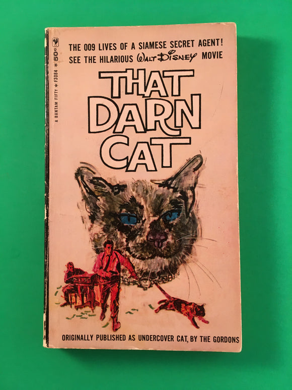 That Darn Cat by The Gordons 1965 PB Paperback Vintage Bantam Humor Movie Tie-In