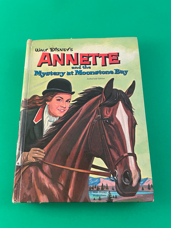Annette and the Mystery at Moonstone Bay by Doris Schroeder Vintage 1962 Disney Whitman Hardcover
