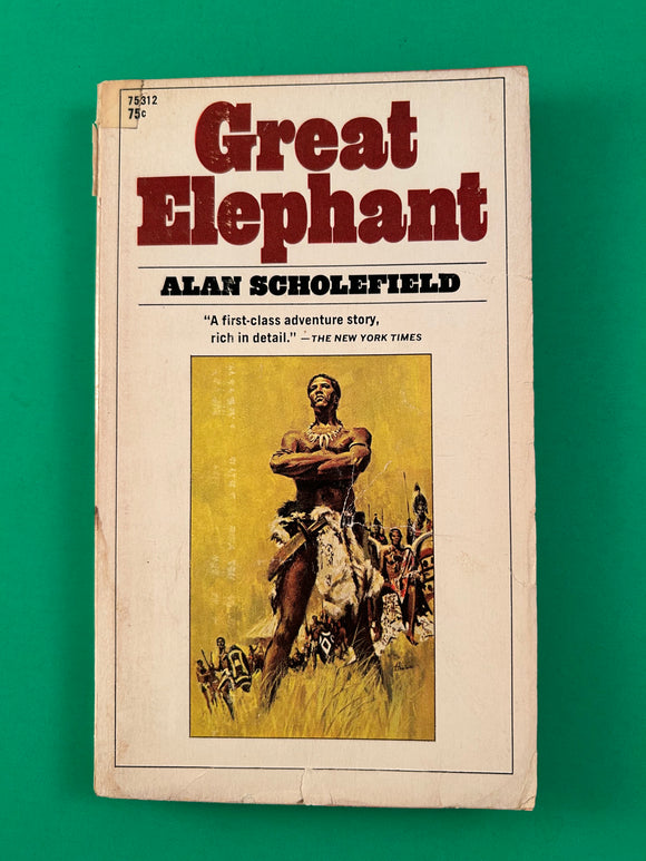 Great Elephant by Alan Scholefield PB Paperback 1968 Vintage Pocket Adventure
