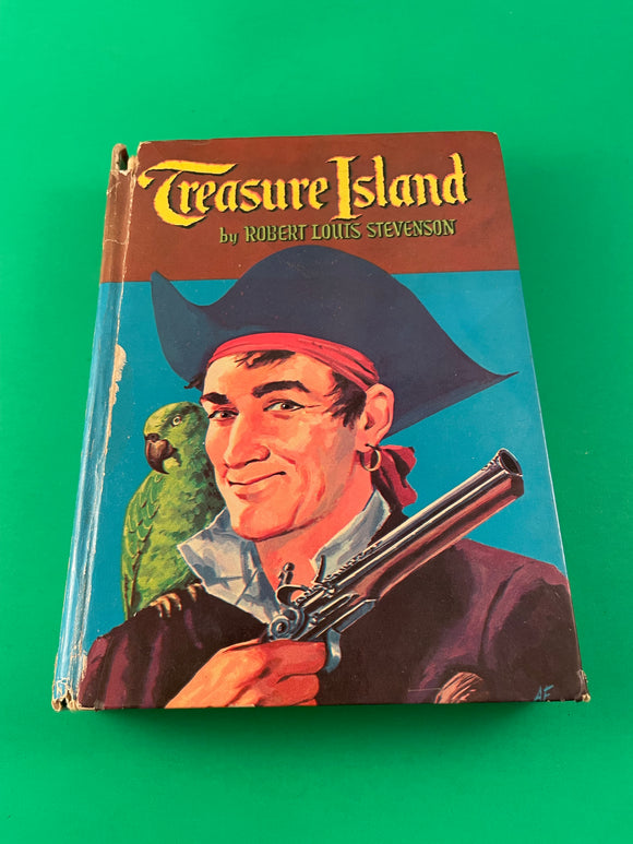 Treasure Island by Robert Louis Stevenson Vintage 1955 Whitman Hardcover Adventure Classic