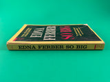 So Big by Edna Ferber Vintage 1965 Avon Paperback Pulitzer Prize Winner