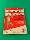 Basketball for Boys by Chuck Orsborn McClelland All-Star Sports 1960 Vintage PB