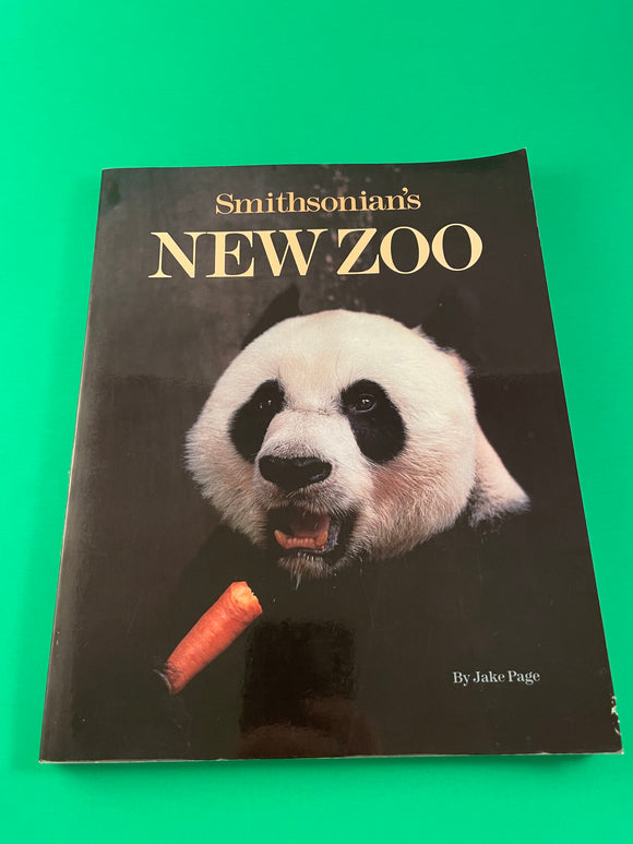 Smithsonian's New Zoo by Jake Page Vintage 1990 Paperback TPB Animals