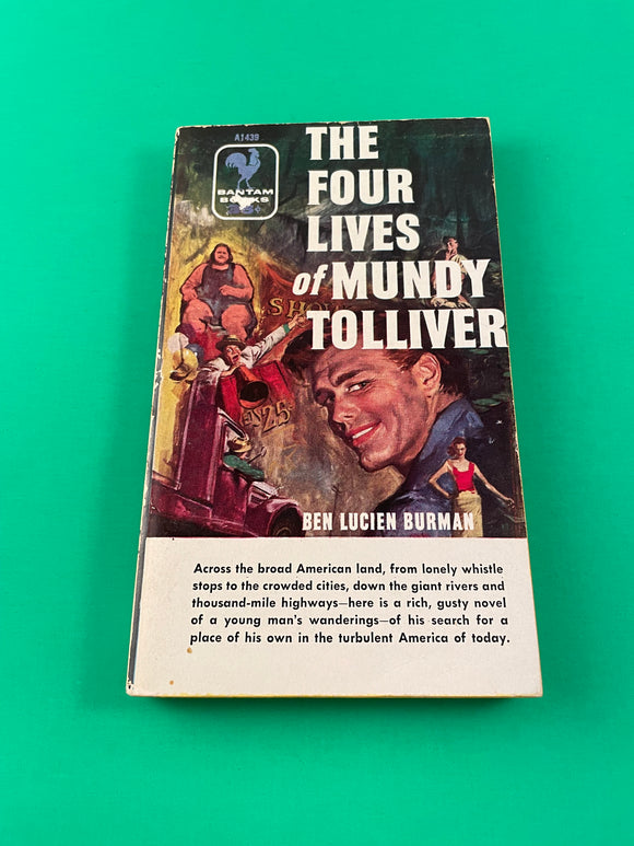 The Four Lives of Mundy Tolliver by Ben Lucien Burman Vintage 1956 Bantam PB