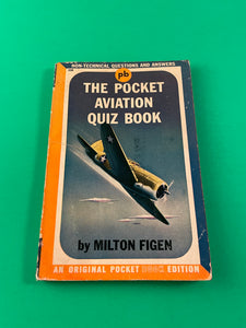 The Pocket Aviation Quiz Book by Milton Figen Vintage 1943 Paperback Planes
