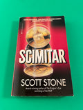 Scimitar by Scott Stone Vintage 1989 Paperback Worldwide Assassins CIA