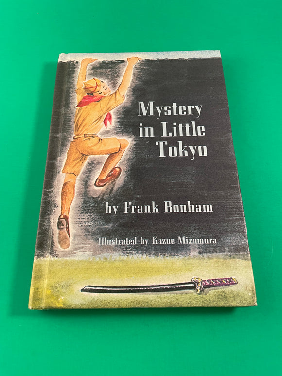 Mystery in Little Tokyo by Frank Bonham Vintage 1970 Weekly Book Club Hardcover