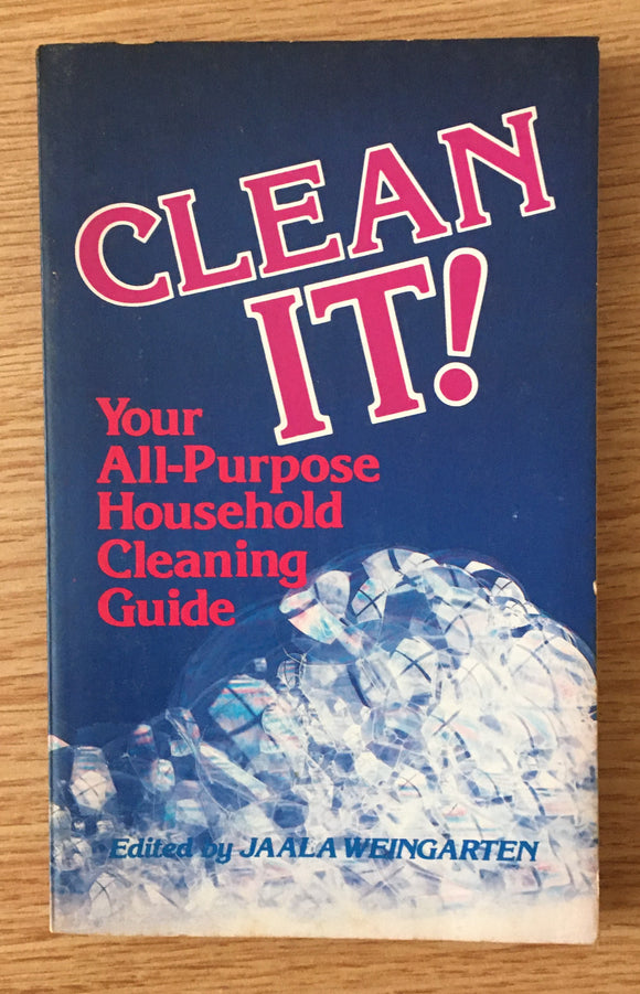 Clean It! Your All-Purpose Household Cleaning Guide Weingarten PB 1983 Vintage