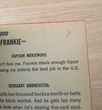 A Medal for Frankie by Franklin Davis PB Paperback 1960 Vintage Crime Sleaze