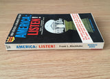 America Listen! by Frank Kluckhohn PB Paperback 1962 Vintage Government Politics