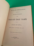 Acts and Resolutions of the State of Iowa 26th General Assembly 1897 Government