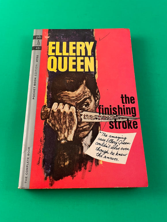 The Finishing Stroke Ellery Queen Vintage 1963 Pocket Murder Mystery Paperback