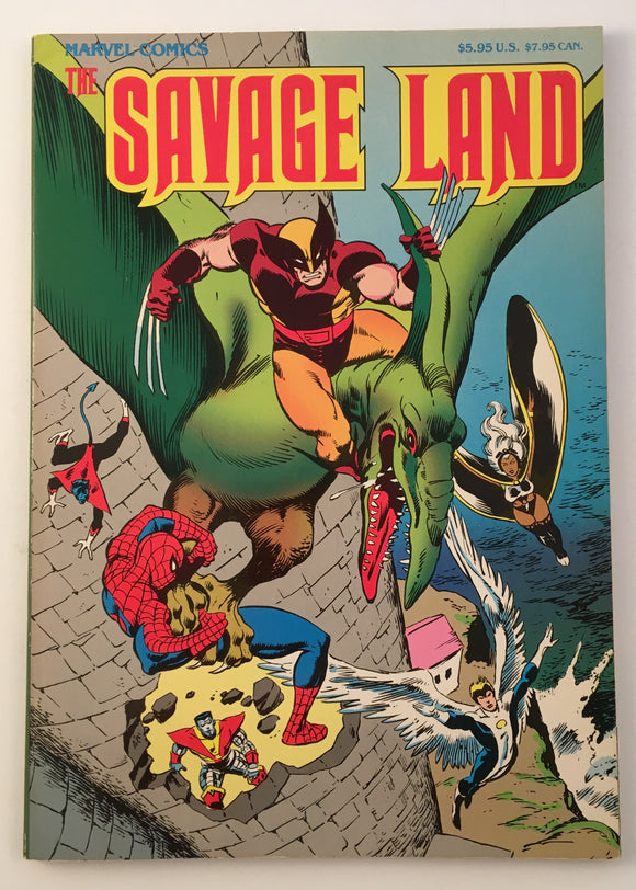 The Savage Land X-Men Marvel Graphic Novel PB Paperback 1987 Claremont Cockrum