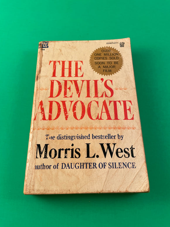 The Devil's Advocate by Morris L. West Vintage 1962 Dell Paperback Movie Tie-in Good and Evil