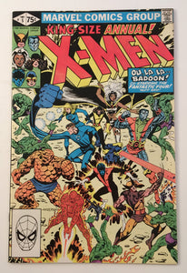 Uncanny X-Men Annual #5 Marvel Comics 1981 PB Vintage Fantastic Four Badoon