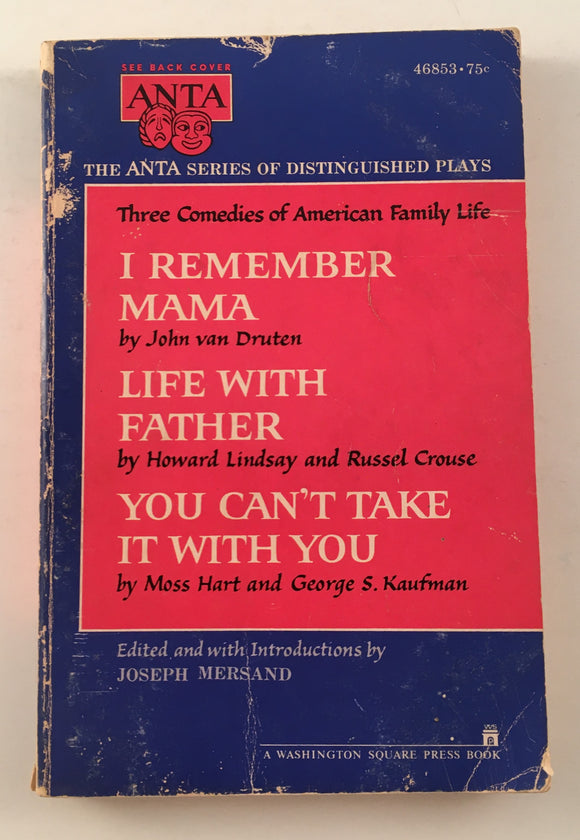 Three Comedies of American Family Life Remember Mama Life Father Take it PB 1968