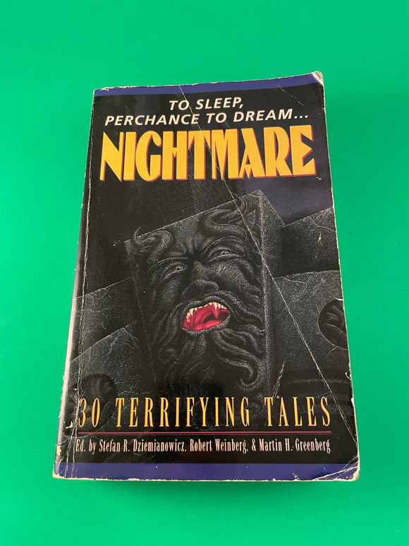 To Sleep Perchance to Dream... Nightmare 30 Terrifying Tales Dziemianowicz Vintage 1993 Barnes & Noble Paperback TPB Horror