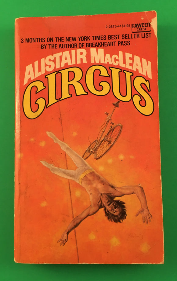 Circus by Alistair MacLean PB Paperback 1975 Vintage Crime Thriller Fawcett