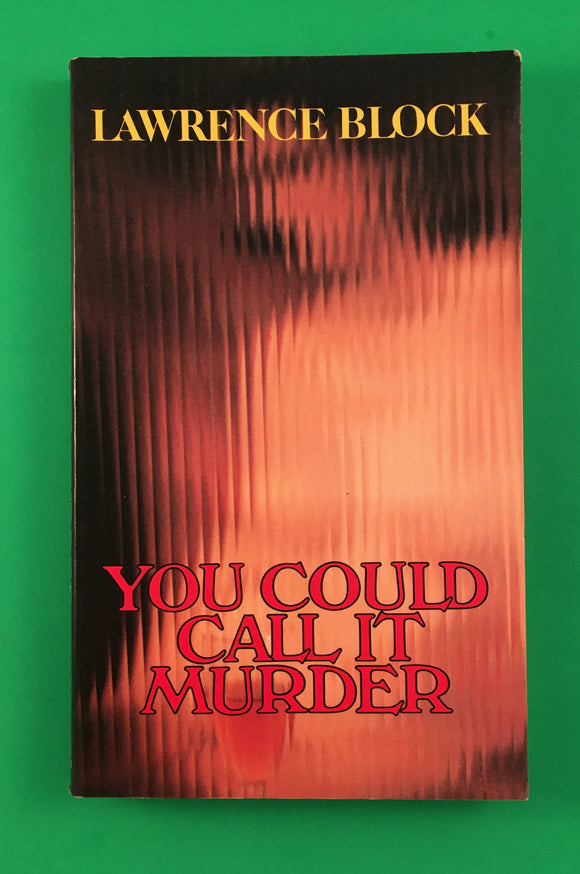 You Could Call It Murder by Lawrence Block PB Paperback 1961 Vintage Crime