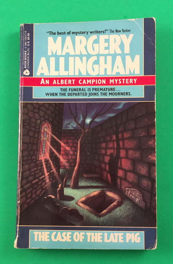 The Case of the Late Pig by Margery Allingham PB Paperback 1989 Vintage Mystery