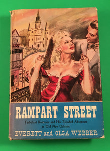 Rampart Street by Everett Olga Webber HC Hardcover 1948 Vintage Novel Dutton