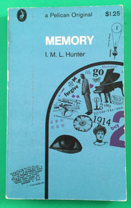 Memory by IML Hunter TPB Paperback 1964 Vintage Science Penguin Pelican Book