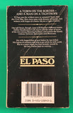 El Paso by Matt Braun PB Paperback 1989 Vintage Western Signet Classic Texas