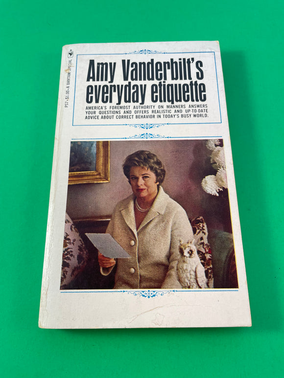 Everyday Etiquette by Amy Vanderbilt Vintage 1967 Bantam Paperback Manners Kids