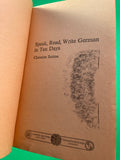 Speak Read Write German in 10 Days Christine Sutton Vintage 1967 Award PB Guide