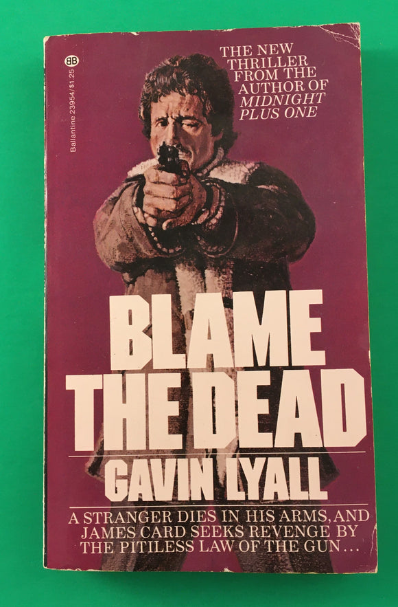 Blame the Dead by Gavin Lyall PB Paperback 1974 Vintage Crime Thriller