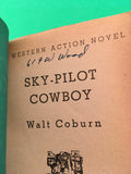 Sky-Pilot Cowboy by Walt Coburn PB Paperback 1937 Vintage Western Popular