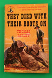They Died With Their Boots On by Thomas Ripley PB Paperback 1949 Vintage Western