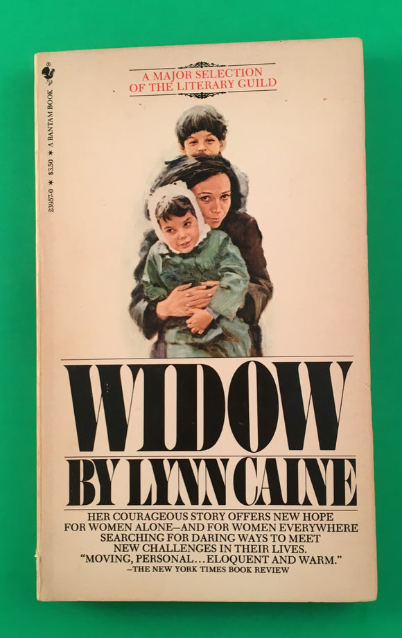 Widow by Lynn Caine Vintage 1981 Bantam Paperback Biography Grief Widowhood Loss