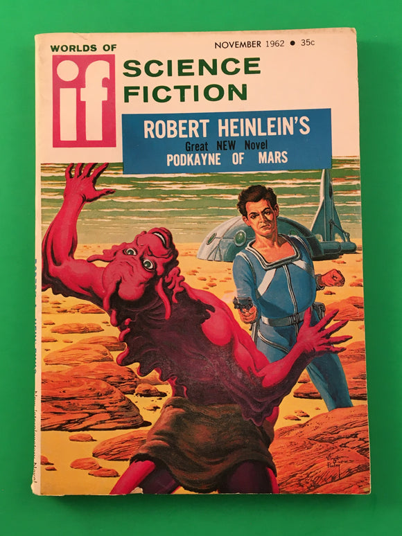 Worlds of IF Science Fiction Magazine Nov 1962 Heinlein Podkayne SciFi Sturgeon