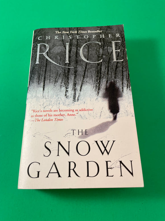 The Snow Garden by Christopher Rice 2004 Pocket Star Paperback Suspense Mystery