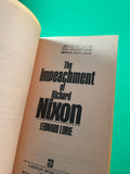 The Impeachment of Richard Nixon by Leonard Lurie Vintage 1973 Berkley Medallion Paperback Watergate