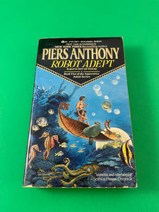 Robot Adept by Piers Anthony Book Five 5 of the Apprentice Adept Series Vintage 1989 Ace SciFi Fantasy Paperback
