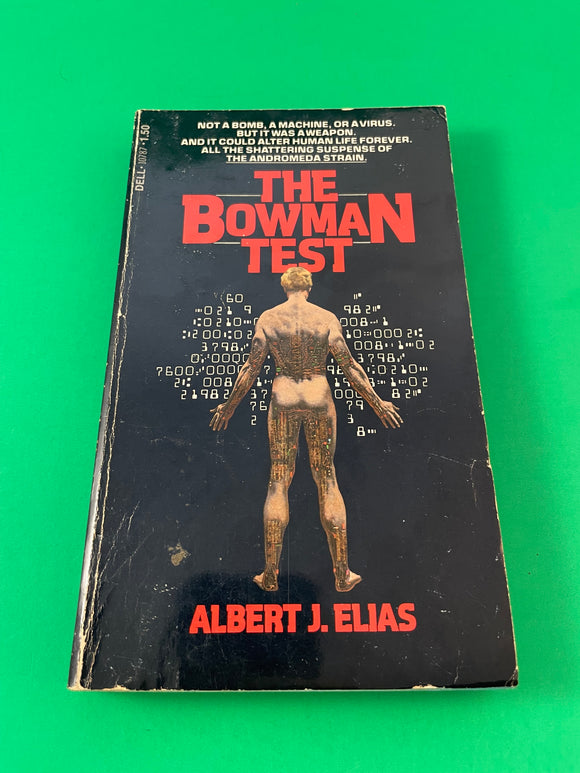 The Bowman Test by Albert J. Elias Vintage 1977 Dell SciFi Paperback