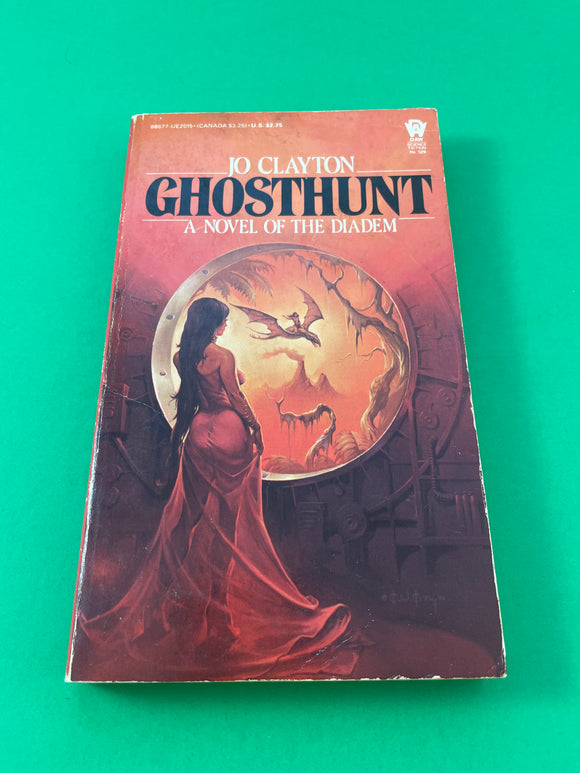 Ghosthunt by Jo Clayton Vintage 1983 DAW SciFi Fantasy Paperback Diadem
