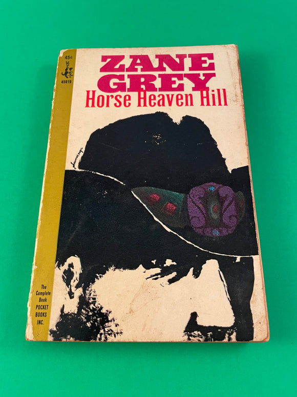 Horse Heaven Hill by Zane Grey Vintage 1964 Pocket Western Romance Paperback