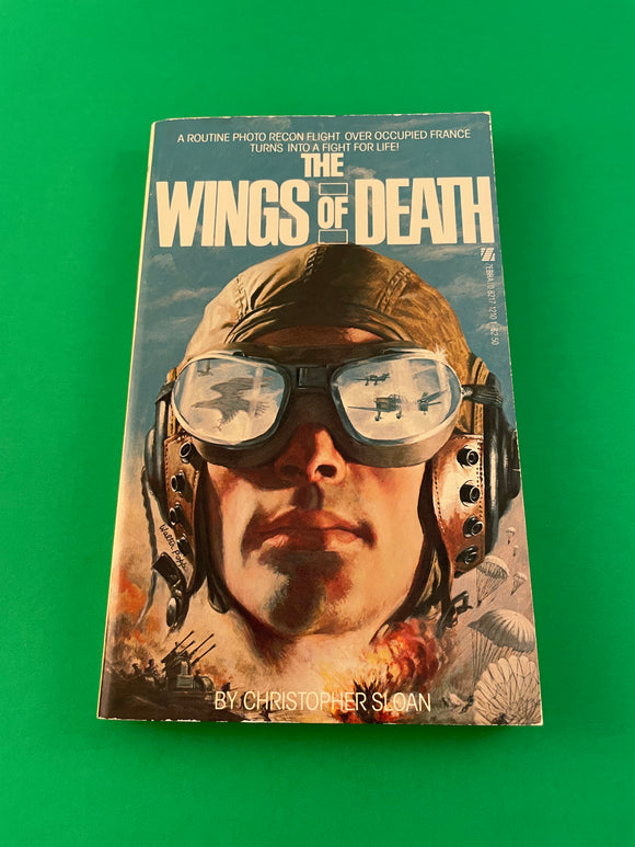 The Wings of Death by Christopher Sloan Vintage 1983 Zebra Men's Adventure PB