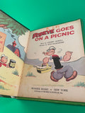 Popeye Goes on a Picnic by Newell Vintage 1978 Wonder Hardcover HC Kids Children