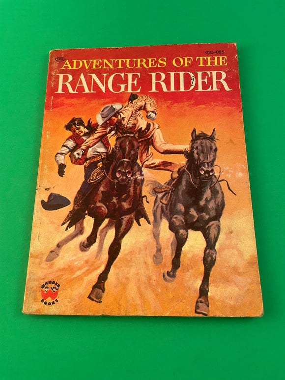 Adventures of the Range Rider Sutton Vintage 1956 Wonder Books Paperback Kids