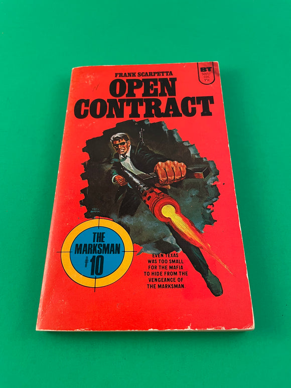 Open Contract by Frank Scarpetta Vintage 1974 The Marksman #10 Belmont Tower PB
