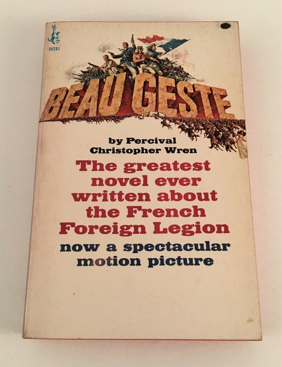 Beau Geste by Percival Christopher Wren 1966 Paperback Vintage Pocket 50281