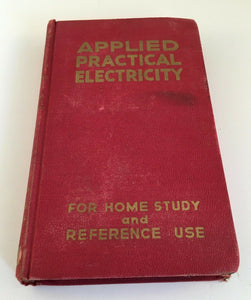 Applied Practical Electricity Vol 3 Coyne 1946 Hardcover Direct Current Covering