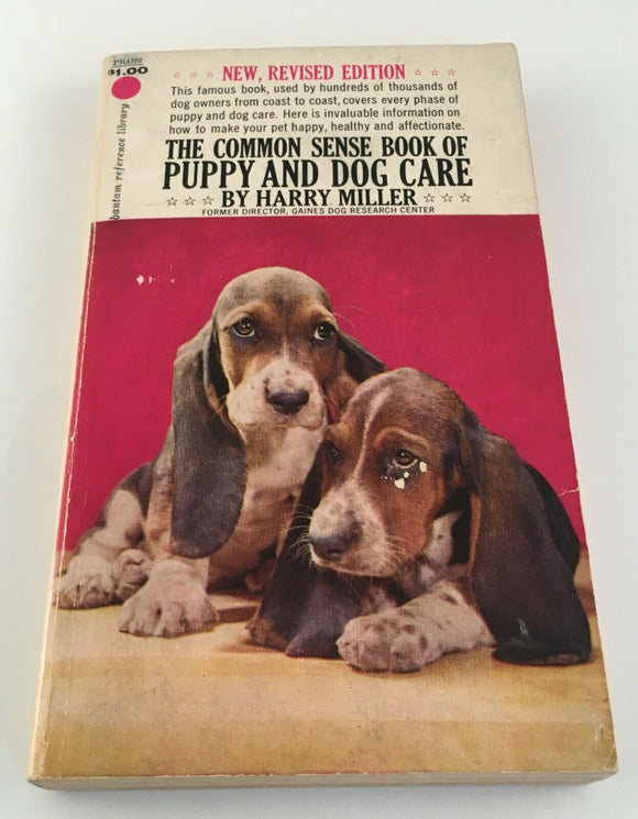 The Common Sense Book of Puppy and Dog Care by Harry Miller PB Paperback 1966