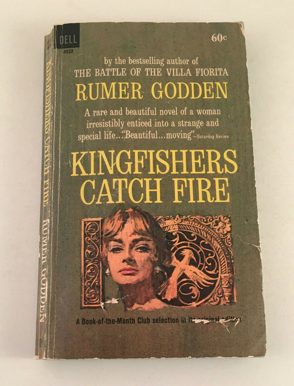 Kingfishers Catch Fire by Rumer Godden Vintage 1965 Paperback Kashmir Dell 4522