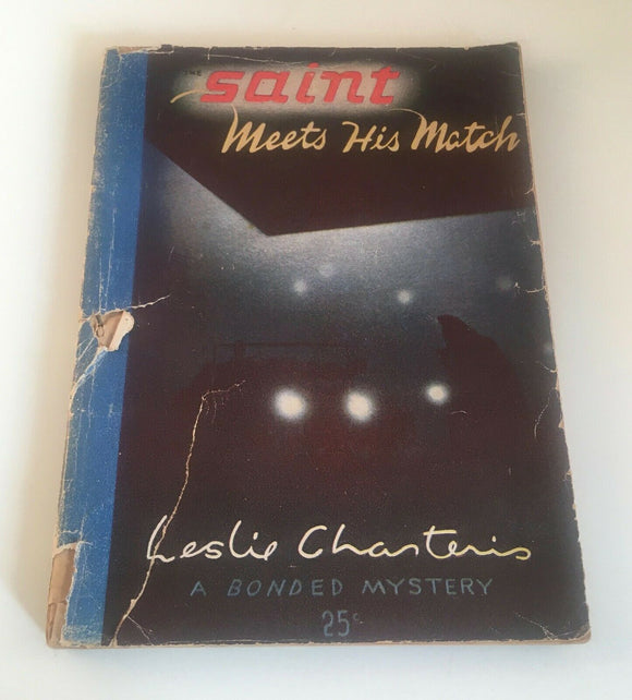 The Saint Meets His Match Leslie Charteris Vintage 1932 Mystery Angels of Doom